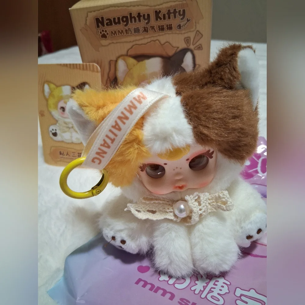 🔥BOGO🔥 MM Milk Candy Naughty Kitty Series Blind Box. Conf Calico Kitty